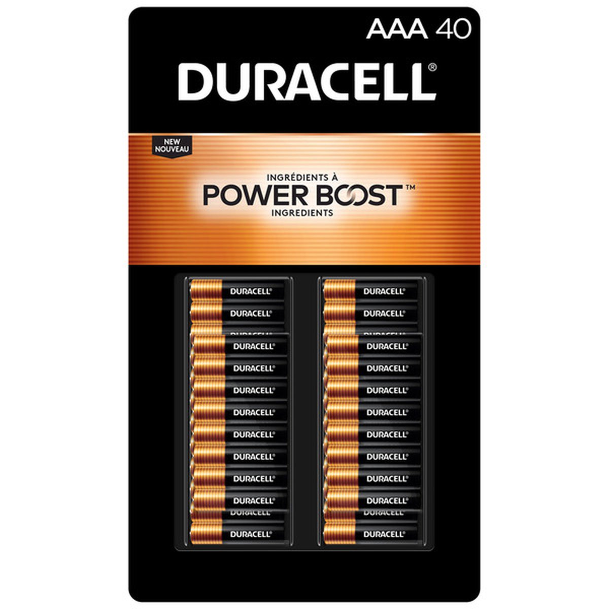 AAA Batteries Power Boost 40ct nq